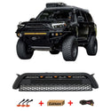 Front Grille Compatible with 2010 2011 2012 2013 5th Gen Toyota 4Runner Grill with Letters and LED Lights