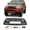 TRD Pro Style Front Grille For 2006 2007 2008 2009 4th Gen Toyota 4Runner Grill W/ Letters Led Lights