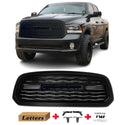 LTD Grille for 2013 2014 2015 2016 2017 2018 Dodge Ram 1500 Limited Style Grill Matte Black with Letters