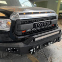 Front Grille for 2014 2015 2016 2017 2018 2019 2nd Gen Toyota Tundra TRD Pro Style Grill with Emblem