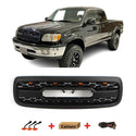 Front Bumper Grille Fit For 2000 2001 2002 1st Gen Toyota Tundra Grill with Emblem & Lights