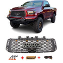 Front Grille Compatible with 2nd Gen 2010 2011 2012 2013 Toyota Tundra Front Bumper Grill Insert Black Mesh