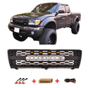 Front Grille Compatible with 1997 1998 1999 2000 1st Gen Toyota Tacoma Grill With Letters & LEDs