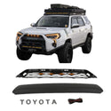 Front Grille for 2014 2015 2016 2017 2018 2019 5th Gen Toyota 4Runner Grill with Letters and LED Lights