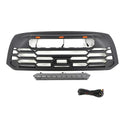 Black Front TRD PRO Grille For 2007 2008 2009 2010 2011 2012 2013 2nd Gen Toyota Tundra Grill with Emblem & LEDS