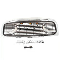 Chrome Front Grille for 2006 2007 2008 Dodge RAM 1500 Big Horn Style Grill with Letters and LED Lights