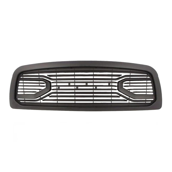 Black Front Grille for 2013 2014 2015 2016 2017 2018 Dodge RAM 2500/3500 Big Horn Style Grill W/ Letters