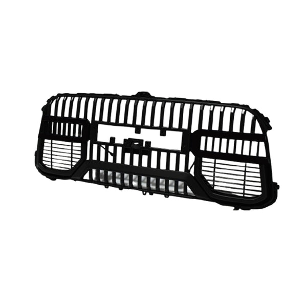 Black Front Bumper Grille for 2020 2021 2022 2023 2024 Ram 2500 3500 Grill with Letters and Base Bracket Change to 2026 style