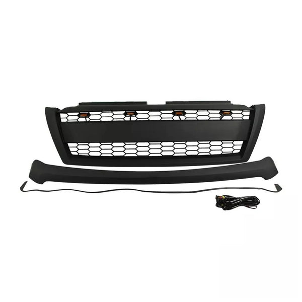 Grille for 2015 2016 2017 2018 Toyota Land Cruiser Grill Prado FJ150 Grill With LED Lights and Emblem