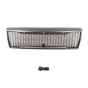 Black Raptor Style Grille For 1992 1993 1994 1995 1996 Ford F150 Bronco Grill with Letters and Lights