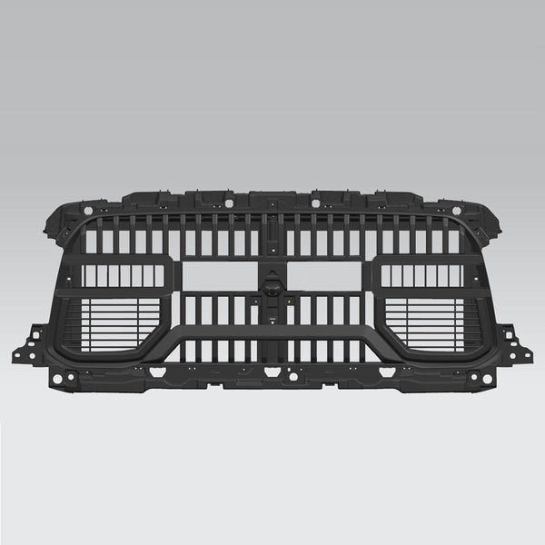 Black Front Bumper Grille for 2020 2021 2022 2023 2024 Ram 2500 3500 Grill with Letters and Base Bracket Change to 2026 style