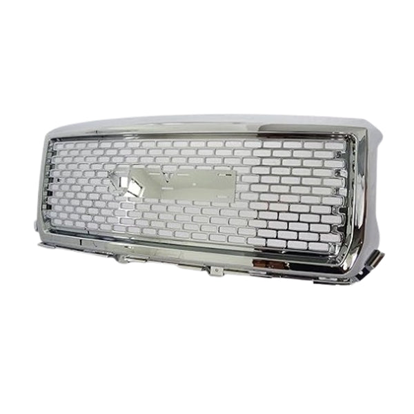 Chrome Front Grille Fit for 2014 2015 GMC Sierra 1500 Grill Honeycomb Style