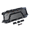 Black Front Grille for 2019 2020 2021 2022 2023 2024 Dodge RAM 2500/3500 Big Horn Style Grill W/ Letters and LED Lights