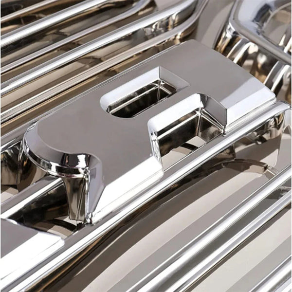 Chrome Front Grille for 2009 2010 2011 2012 Dodge RAM 1500 Grill, Big Horn Style with Letters and LED Lights