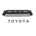 Front Grille Compatible with 2010 2011 2012 2013 5th Gen Toyota 4Runner Grill with Letters and LED Lights
