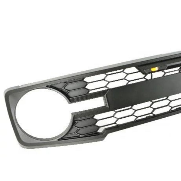 Front Grille Compatible with 2021-2022 Ford Bronco Grill With Letters & LED Lights