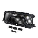 Black Front Grille for 2019 2020 2021 2022 2023 2024 Dodge RAM 2500/3500 Big Horn Style Grill W/ Letters and LED Lights