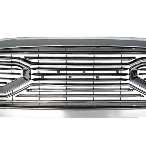 Chrome Front Grille For 2013 2014 2015 2016 2017 2018 Dodge RAM 1500 Big Horn Style Grill With Letters