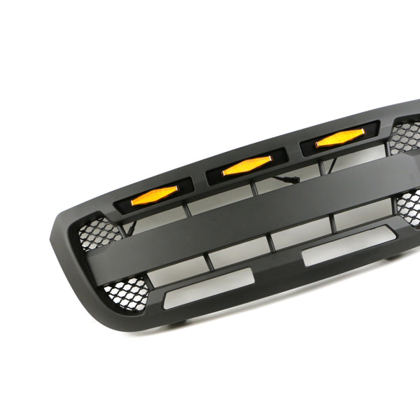 Grille for 2004 2005 2006 2007 2008 2009 2010 2011 Ford Ranger Raptor Style Grill with Letters and Lights