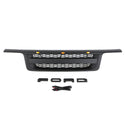 Front Grille Compatible with 1995 1996 1997 Ford Ranger Raptor Style Grill with Letters and LED Lights