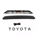 Front Grille for 2014 2015 2016 2017 2018 2019 5th Gen Toyota 4Runner Grill with Letters and LED Lights