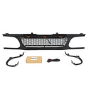 Front Grille for 1995 1996 1997 1998 1999 2000 2001 Ford Explorer Black Grill with Letters and LEDs