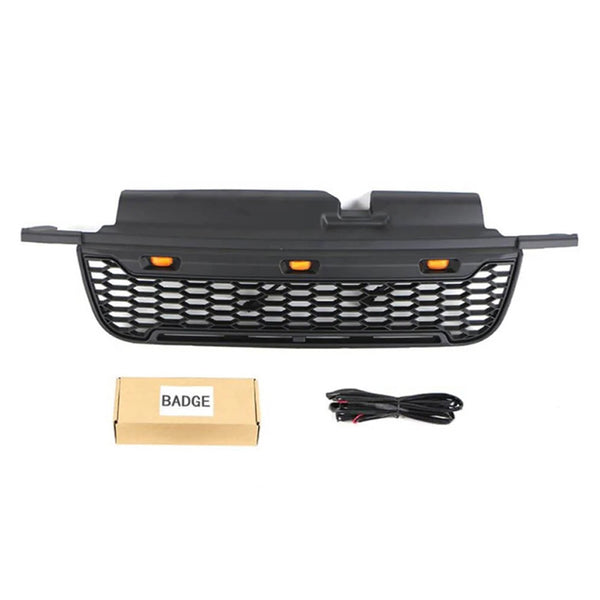 Front Grille Compatible with 2005 2006 2007 Ford Escape Kuga Raptor Style Grill with Letters and LEDs