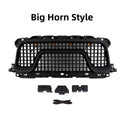 Black Front Grille for 2019 2020 2021 2022 2023 2024 Dodge RAM 2500/3500 Big Horn Style Grill W/ Letters and LED Lights