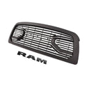Front Grille Fit For 2009 2010 2011 2012 Dodge RAM 1500 Grill, Big Horn Style with Letters and LED Lights