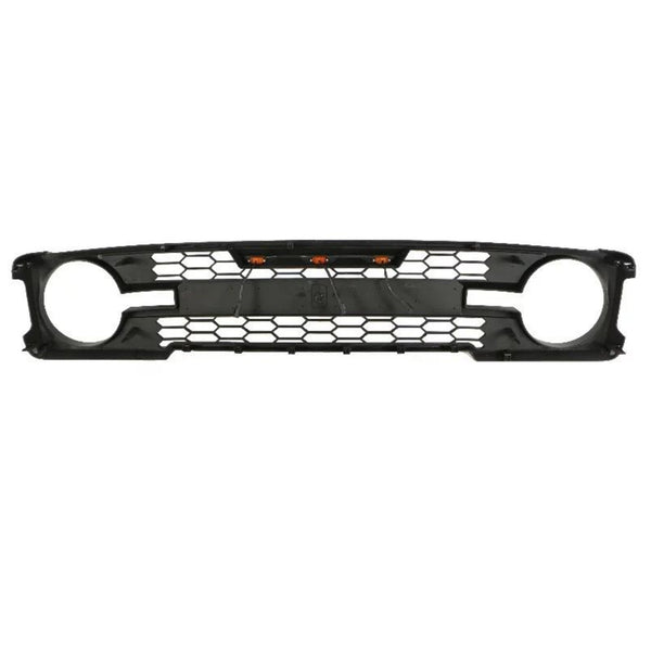 Front Grille Compatible with 2021-2022 Ford Bronco Grill With Letters & LED Lights