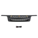 Front Grille Compatible with 1995 1996 1997 Ford Ranger Raptor Style Grill with Letters and LED Lights