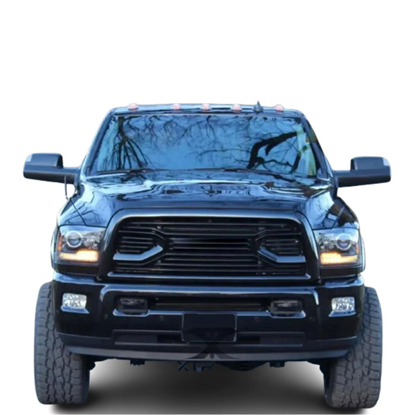 Black Front Grille for 2013 2014 2015 2016 2017 2018 Dodge RAM 2500/3500 Big Horn Style Grill W/ Letters