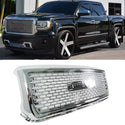 Chrome Front Grille Fit for 2014 2015 GMC Sierra 1500 Grill Honeycomb Style