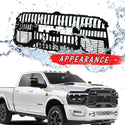 Black Front Bumper Grille for 2020 2021 2022 2023 2024 Ram 2500 3500 Grill with Letters and Base Bracket Change to 2026 style