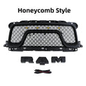 Front Grille for 2019 2020 2021 2022 2023 2024 Dodge RAM 2500/3500 Honeycomb Style Grill W/ Letters and LED Lights