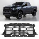 Black Front Bumper Grille for 2020 2021 2022 2023 2024 Ram 2500 3500 Grill with Letters and Base Bracket Change to 2026 style