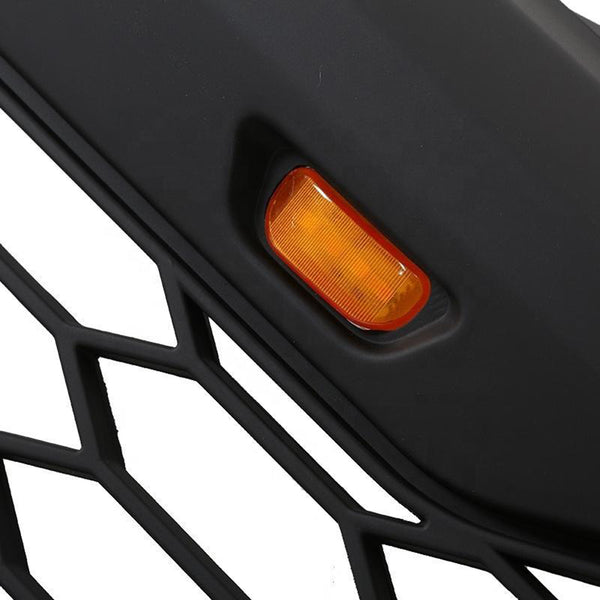 Front Grille for 2017 2018 2019 Ford Escape Kuga Raptor Style Grill with Letters and LEDs