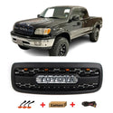 Front Bumper Grille Fit For 2000 2001 2002 1st Gen Toyota Tundra Grill with Emblem & Lights