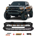 Front Grille for 2012 2013 2014 2015 2nd Gen Toyota Tacoma TRD Pro Style Grill with Emblem and LEDs