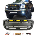 Grille for 2004 2005 2006 2007 2008 2009 2010 2011 Ford Ranger Raptor Style Grill with Letters and Lights