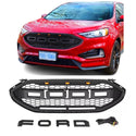 Front Grille for 2019 2020 2021 2022 Ford edge Raptor Style Grill with Letters and LED Lights