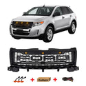 Front Grille for 2007 2008 2009 2010 2011 Ford edge Raptor Style Grill with Letters and LED Lights