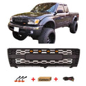 Front Grille Compatible with 1997 1998 1999 2000 1st Gen Toyota Tacoma Grill With Letters & LEDs