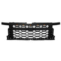 Black Front Grille Fit for 2022 2023 2024 Chevrolet Chevy Silverado 1500 Grill with 5 LED Lights and Letters