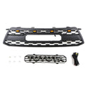 Front Grille Compatible with 2008 2009 2010 Toyota Highlander TRD PRO Grill with Emblem and Lights