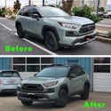 Front Grille Fits for 2019 2020 2021 2022 2023 2024 Toyota RAV4 Adventrure TRD PRO Grill with Badge & LED Lights