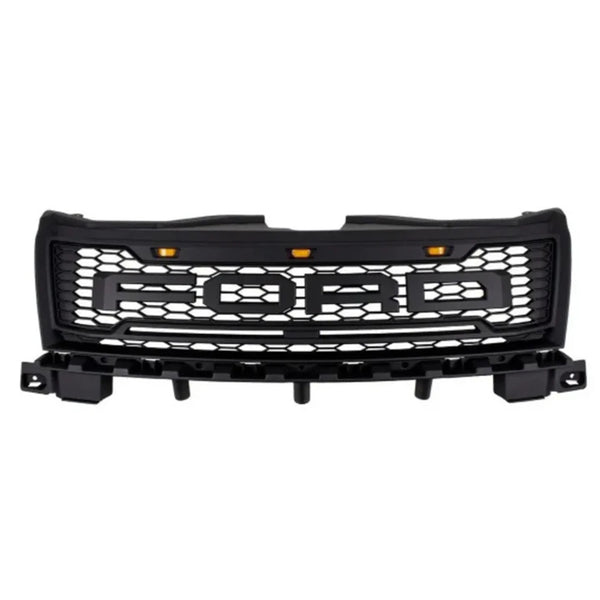 Front Grille for 2007 2008 2009 2010 2011 Ford edge Raptor Style Grill with Letters and LED Lights