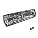 Front Grille Compatible with 1978 1979 Ford F150 Bronco Raptor Style Grill with Letters and LED Lights Black