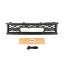 Front Grille for 1st Gen 1987 1988 1989 Toyota 4runner Matte Black Grill with Emblem and Led Lights