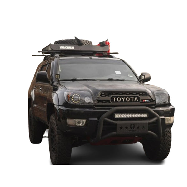 Black Front Grille For 2003 2004 2005 4th Gen TRD PRO Toyota 4Runner Grill With Emblem & LEDs